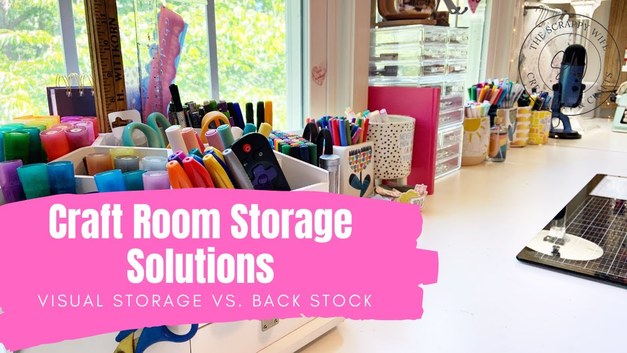 Craft Room Storage Solutions || Hidden Storage || Back stock