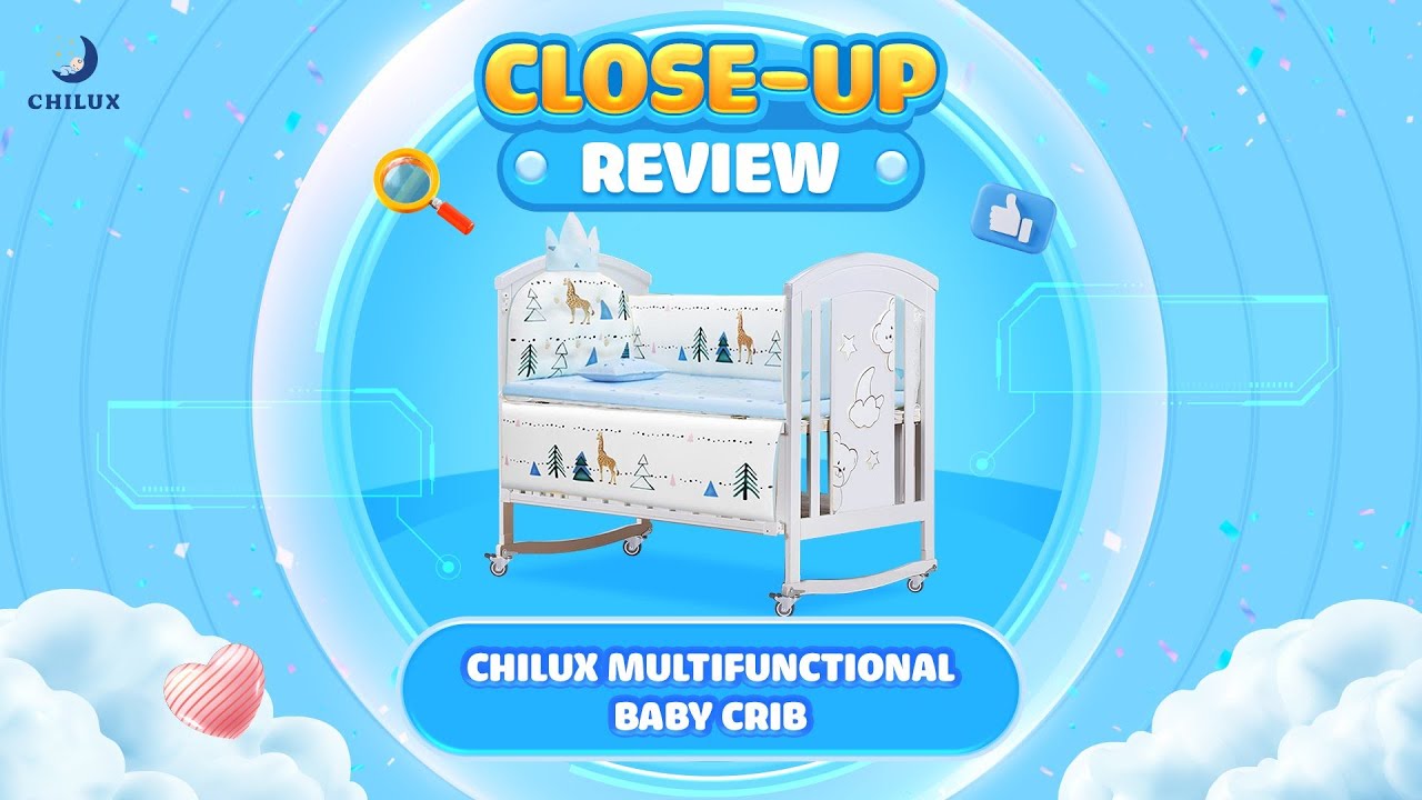 Chilux Multifunctional Baby Crib - Close-up Review