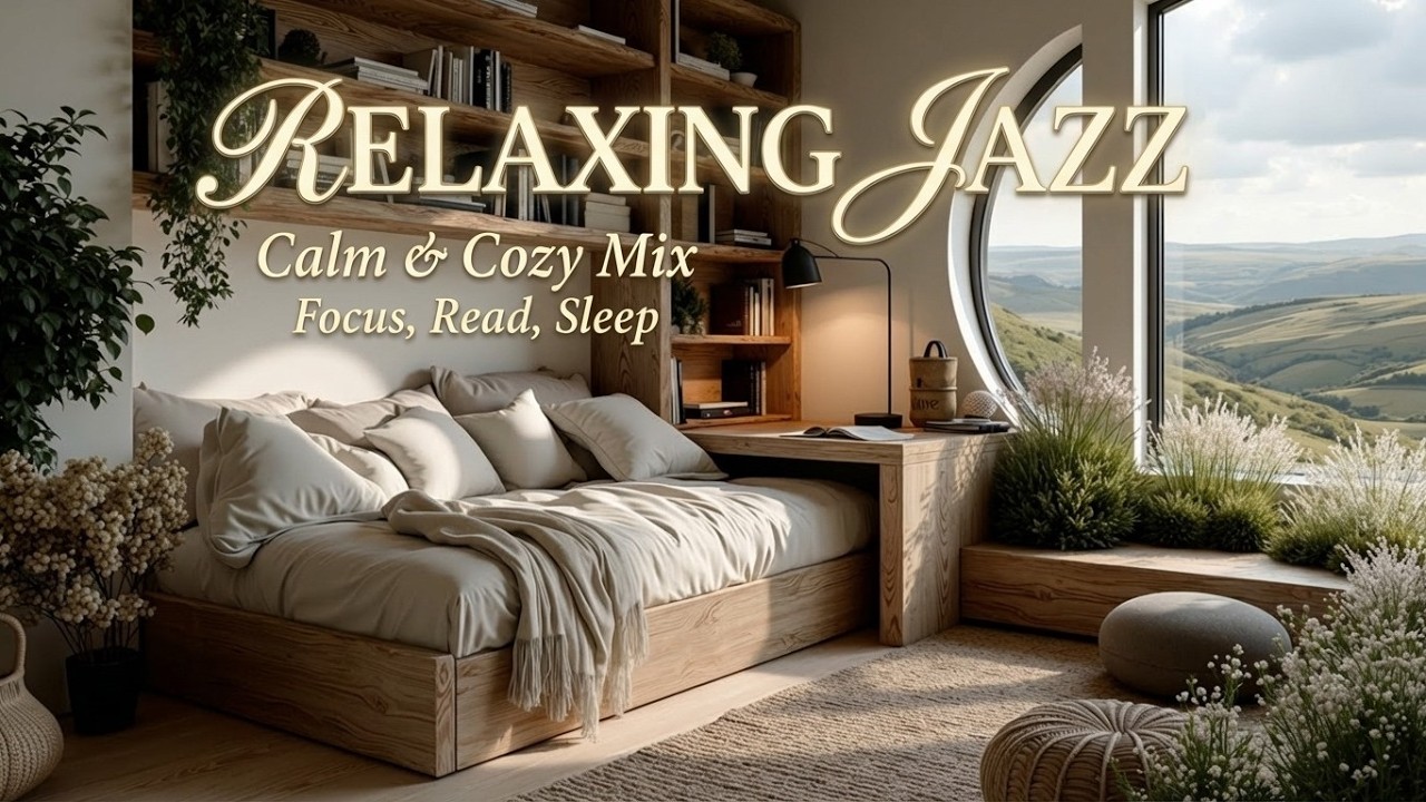 Уютный весенний джаз и спокойное пианино ~ Фокус и расслабление