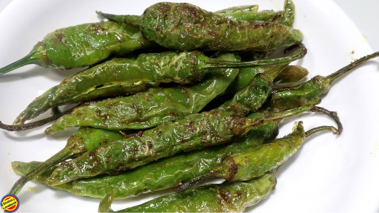 ढाबे वाली हरी मिर्च फ्राई सिर्फ 2 मिनट में-Green Chilli Fry Recipe- Hari Mirch Fry-Mirchi Fry Recipe