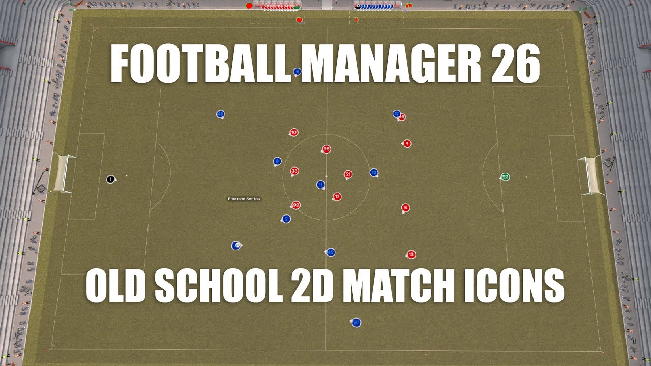 Football Manager 26: Патч, который исправит ошибки в отображении значков 2D-игроков.