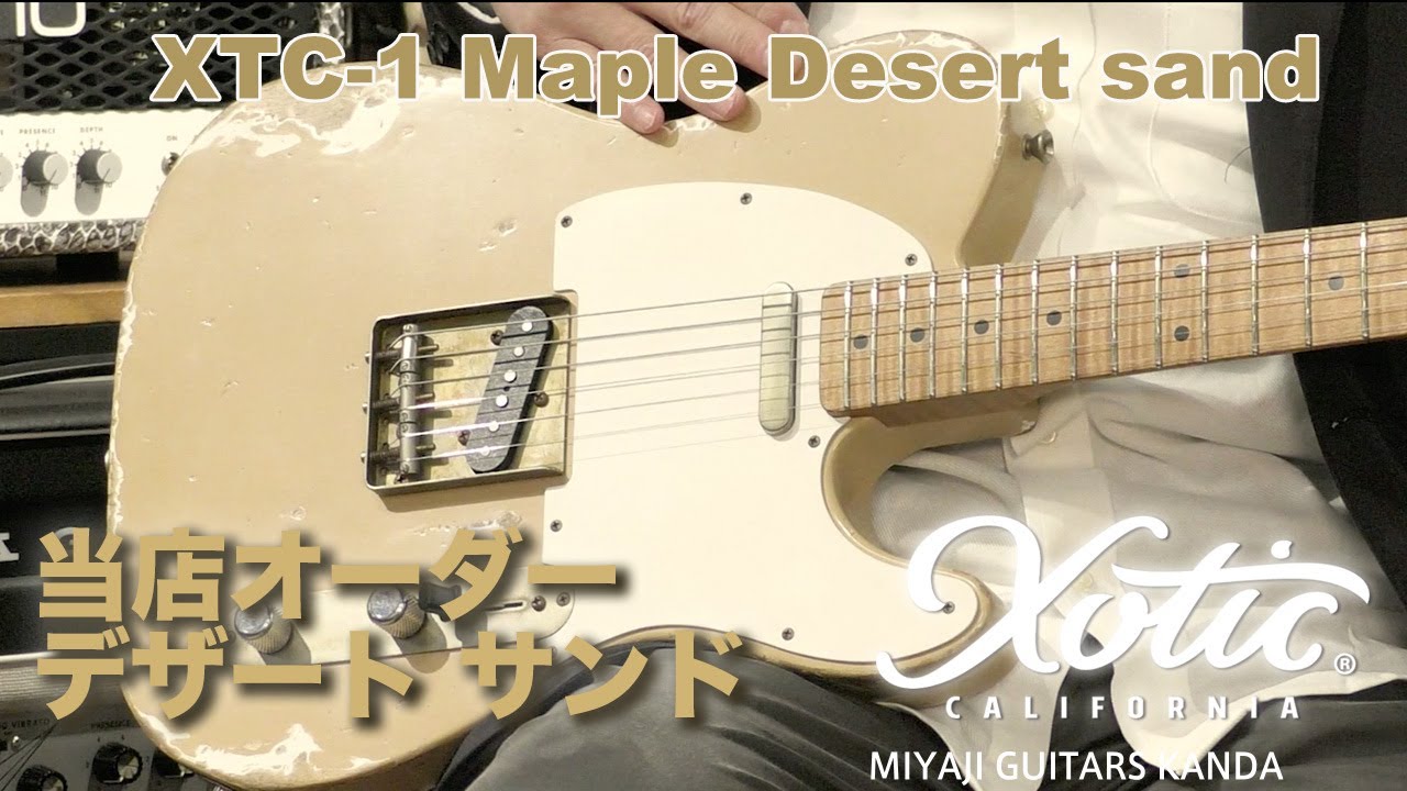 Xotic XTC-1 Maple  Desert sand  Heavy Aged