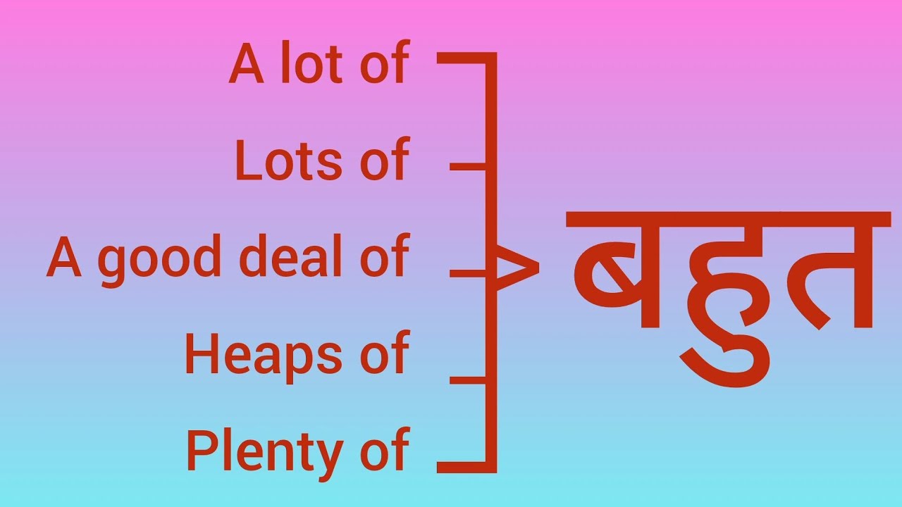 A lot of , lots of and a good deal of ,heaps of and plenty of का use आसान तरीके से   #youtube 