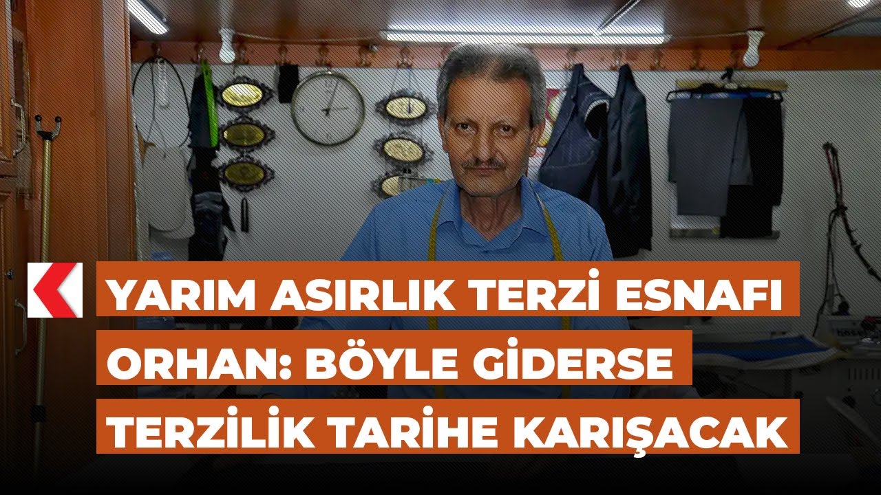 Yarım asırlık terzi esnafı Orhan: B&ouml;yle giderse terzilik tarihe karışacak