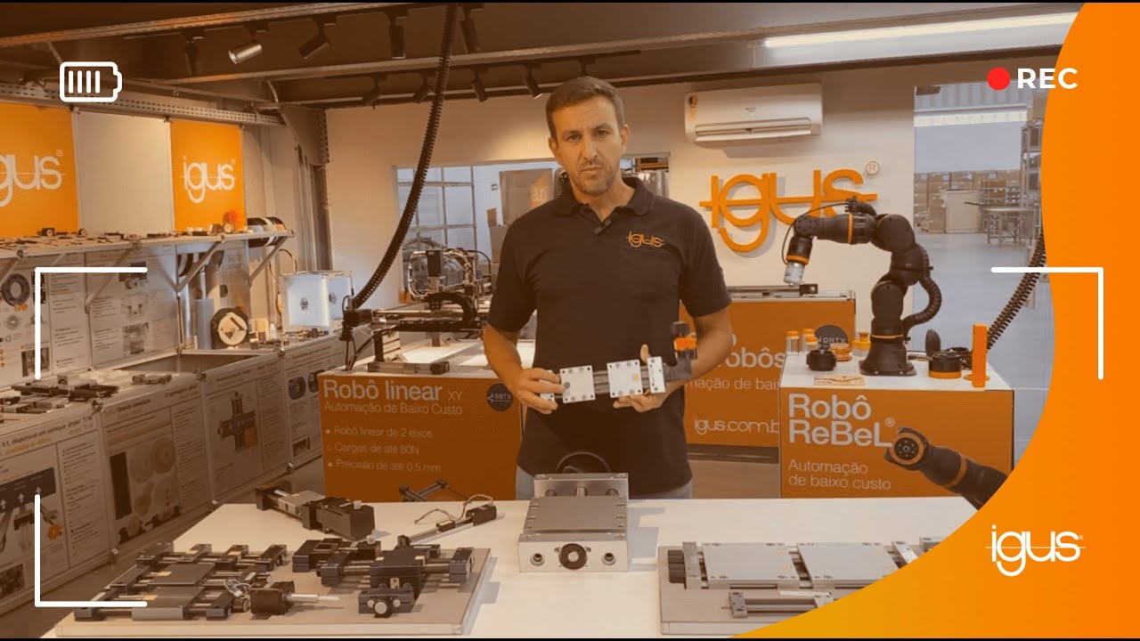 Soluções completas de movimentação igus® - Atuadores lineares drylin