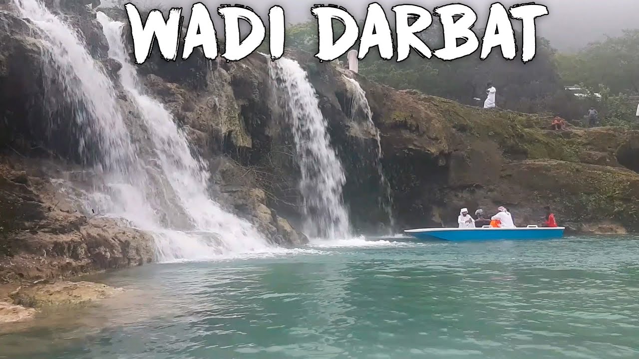 Boating in Wadi Darbat waterfall | Ain garziz oman | Salalah khareef 2022