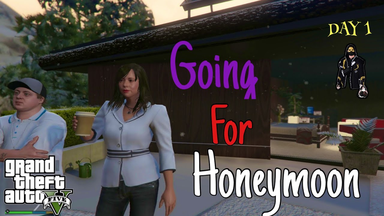 Jimmy and Rhea Going for Honeymoon (day 1) GTA V MODS Ep6