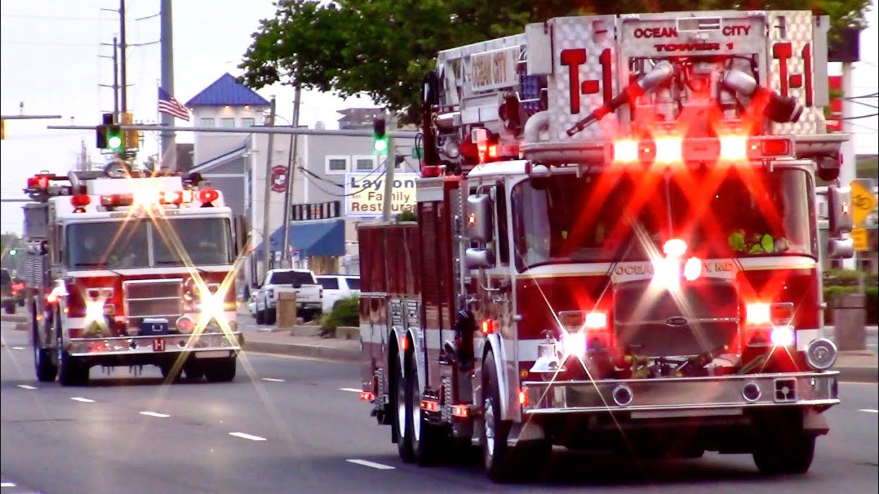 Fire Trucks Responding Compilation Part 76