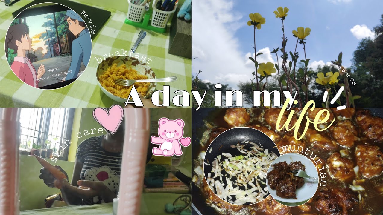 A day in my life🍃 | Aesthetic vlog | Cooking | Studying 📚 I Watching movie 🎥