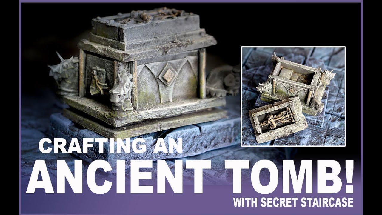 How to build an ancient tomb terrain piece for your Dungeons & Dragons encounter -