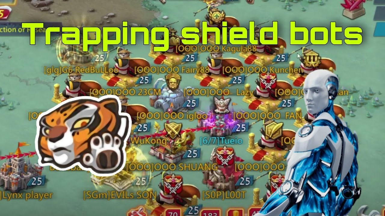 Lords Mobile - Rally trap in action. Bots are still working. 20m troops is not enough to eat a rally