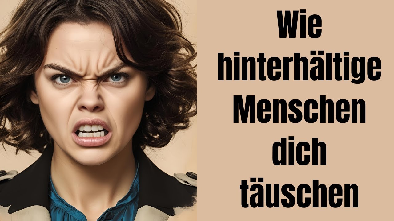 Wie hinterhältige Menschen dich täuschen, um dich zu kontrollieren!