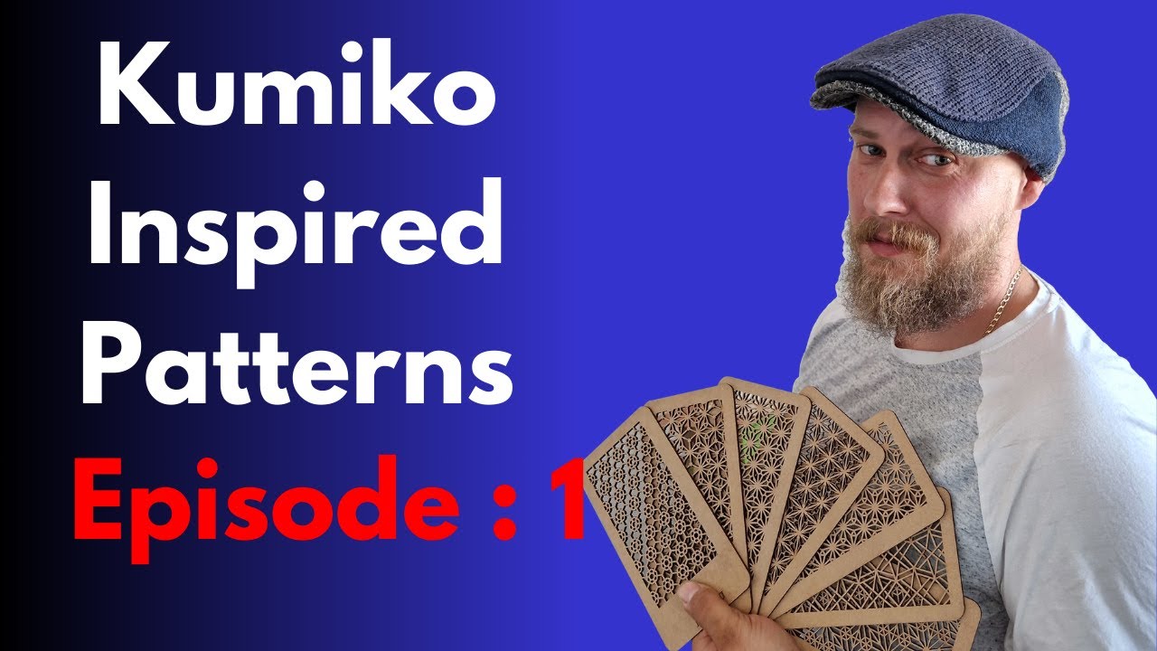 Kumiko Pattern design made easy. Geometric pattern design Lightburn tutorial for laser projects