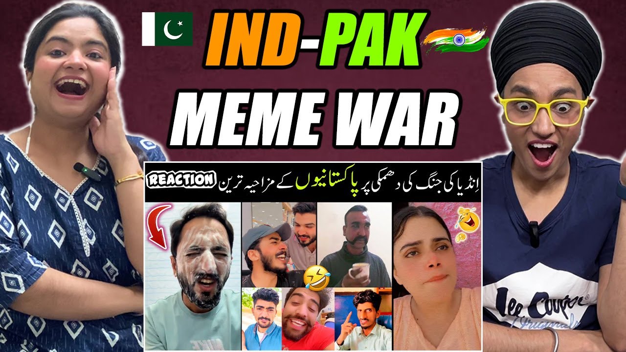 Indians React to Pakistani people funny reaction on pakistan vs india war