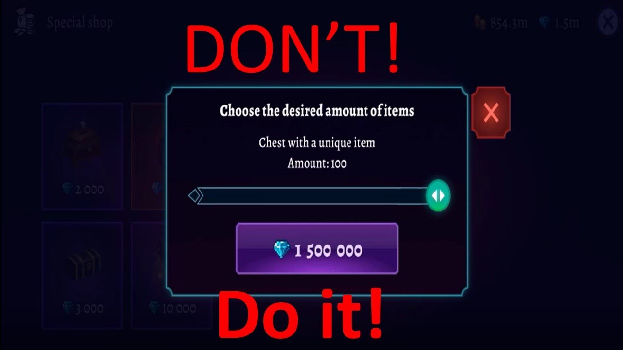Darkrise: Don't buy unique chests! (unless you need to)