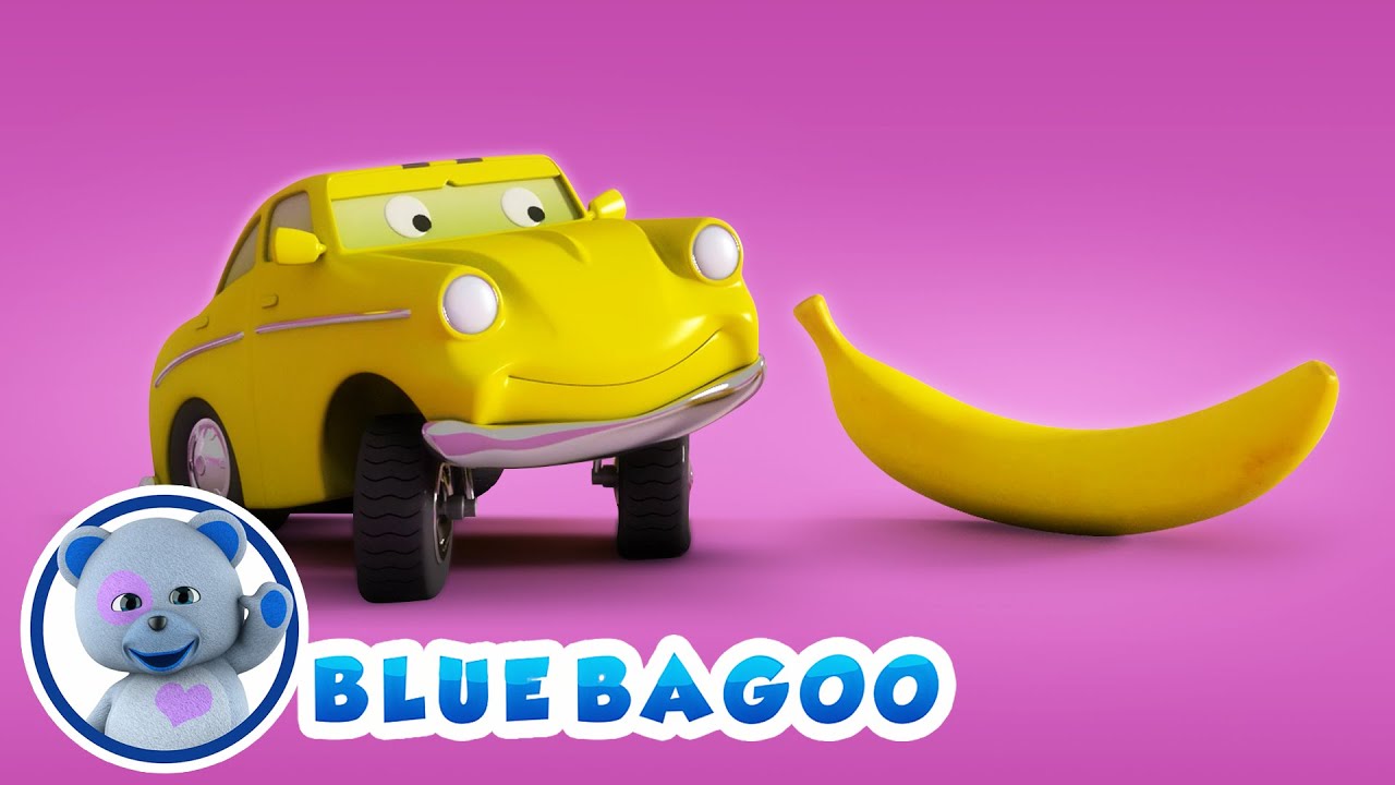Learn Fruit | Ed the Hungry Car Eats Fruit | Blue Bagoo - Kids Songs & Nursery Rhymes