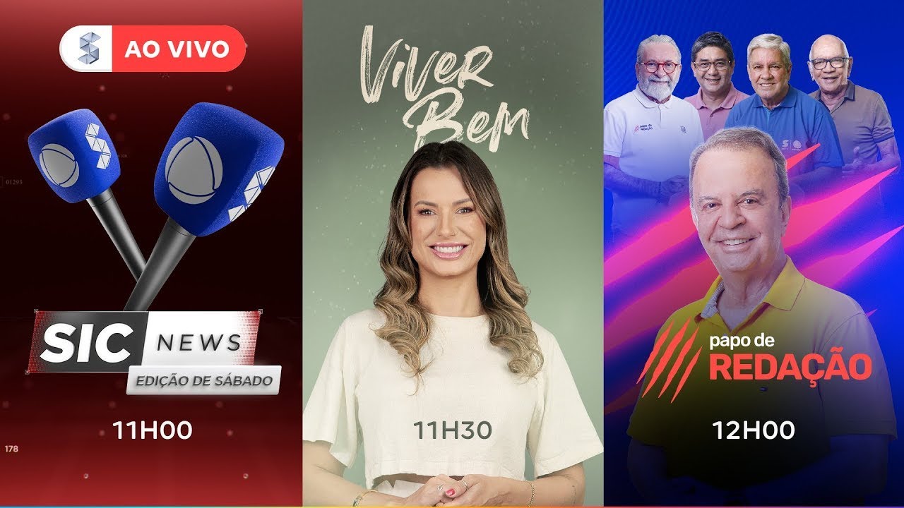 SIC News Edição de Sábado + Viver Bem + Papo de Redação | Ao Vivo | 07/02/2026