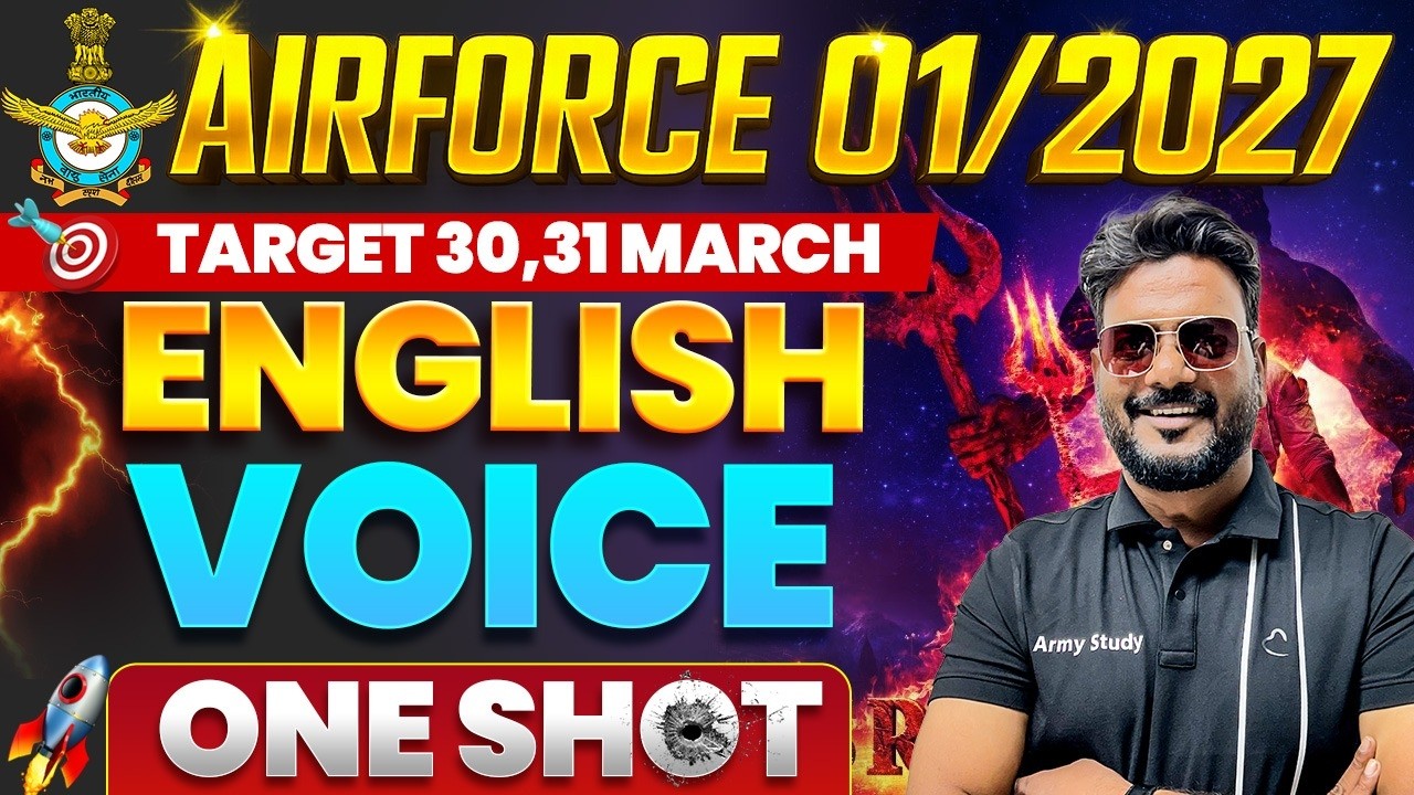 Airforce 01/2027 | English Voice Practice 01 | Airforce English Top 50 Question #airforce2026