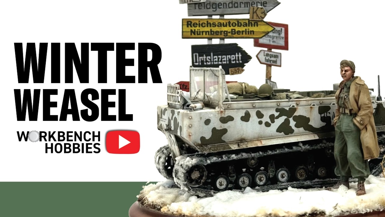 🪄Model Magic - Creating a Snowy Diorama Tutorial in 1:35 Scale