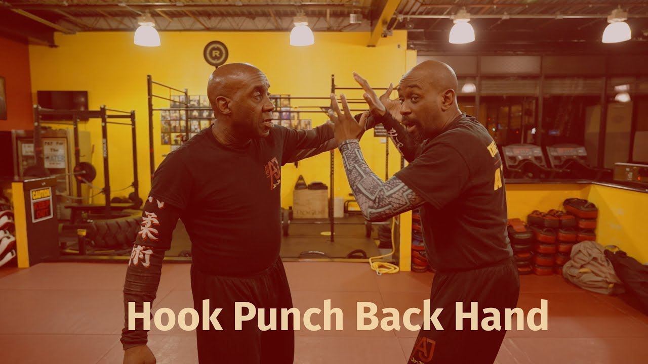 Hook Punch Back Hand - Self Defence Techniques