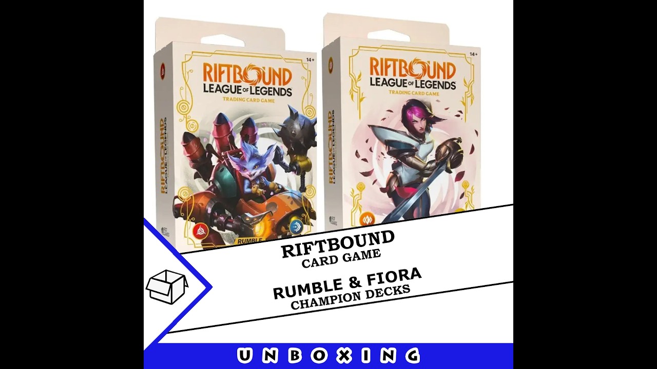 League of Legends: Riftbound - Champion Decks: Rumble and Fiora