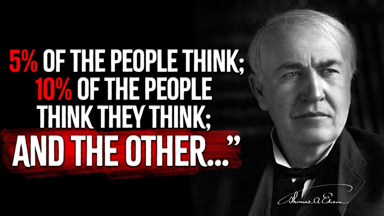Top Thomas Edison Quotes