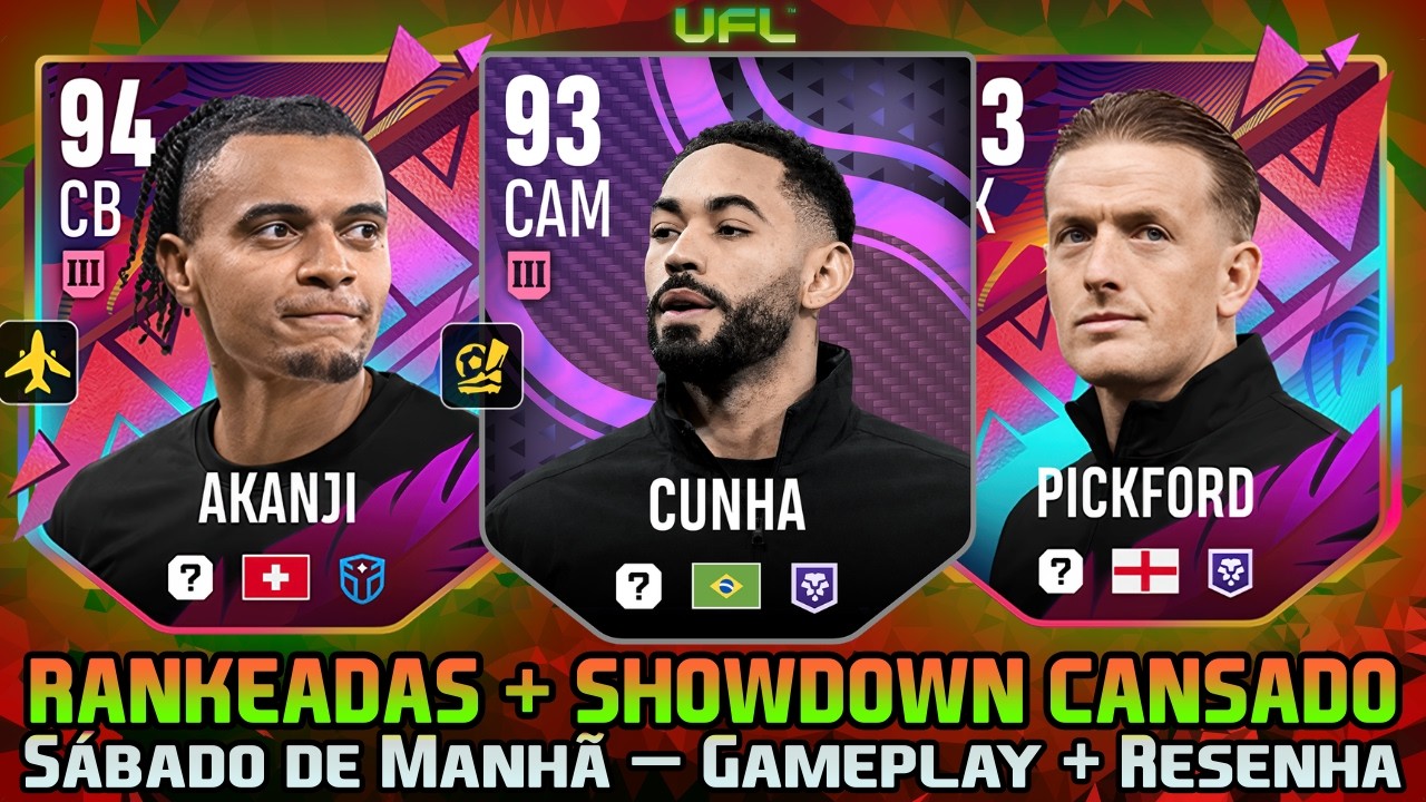 🎮 UFL Live Sábado de Manhã | Squad League + Gameplay