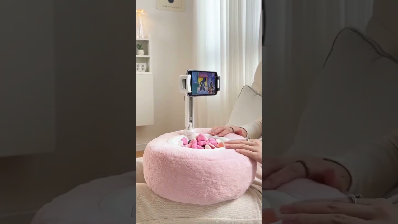 This Plush Pillow Phone Holder is Your New Couch Bestie!