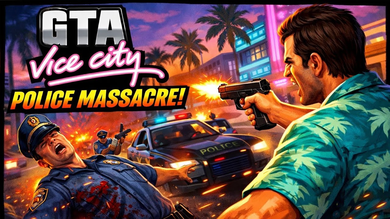 GTA Vice City | Police Ko Sabak Sikhaya 😈 | Full Rage Mission Gameplay