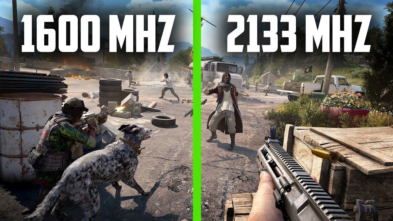 Far Cry 5 | 1600 MHz vs 2133 MHz (2x8GB DDR3)