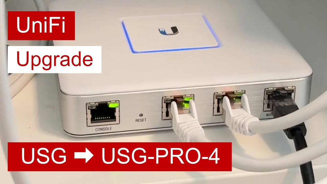 Upgrade von Ubiquiti UniFi USG auf USG PRO 4
