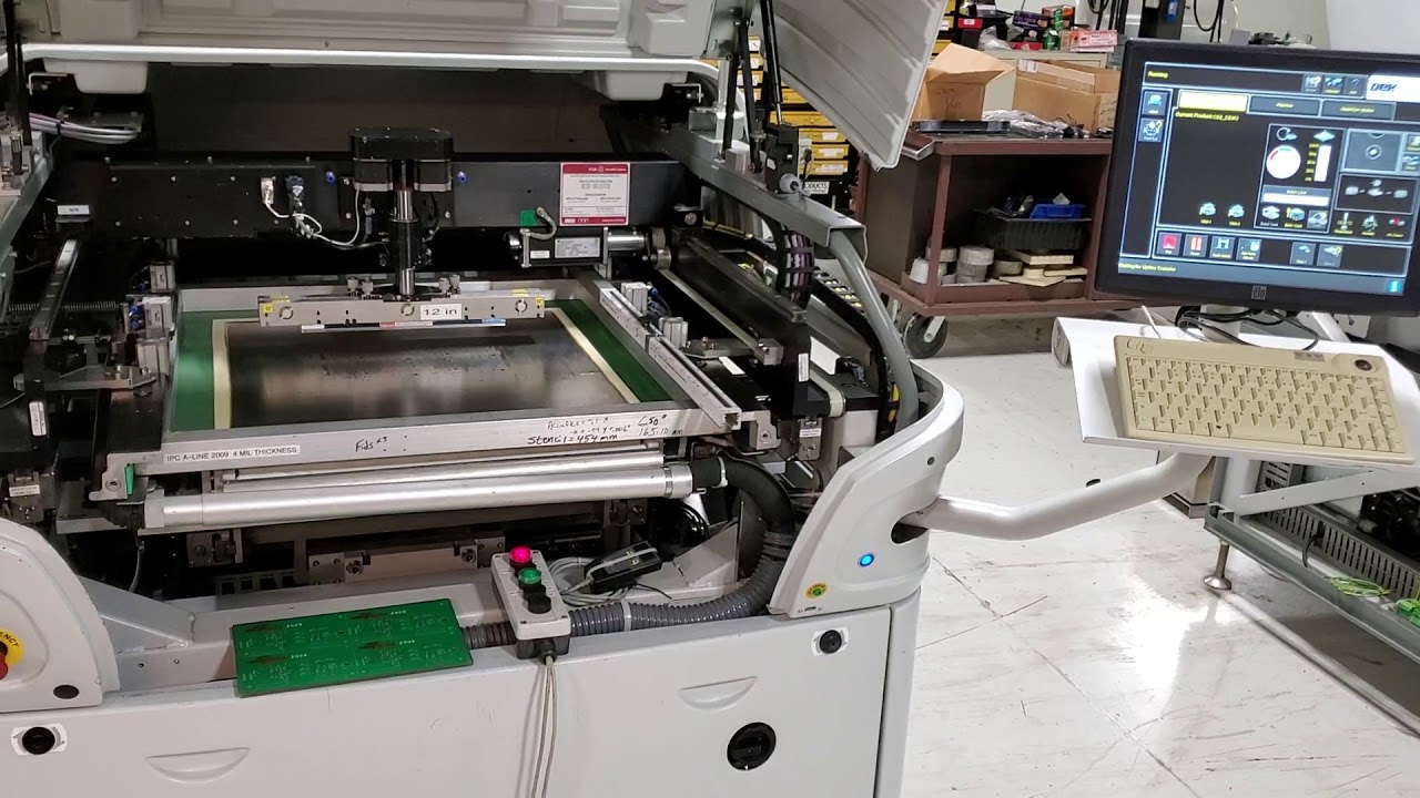 Demonstration of DEK Horizon 02i with Stinger Dispense Option