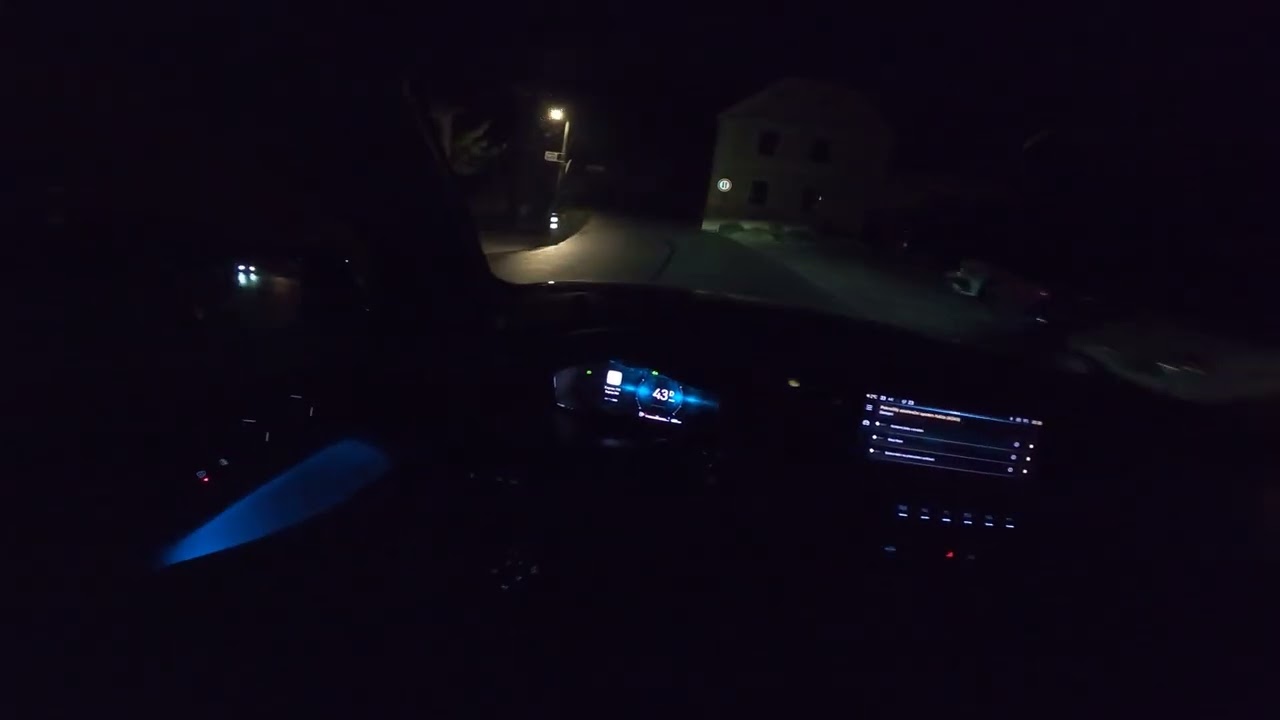 2025 DS N°4 JULES VERNE HYBRID | POV driving at night