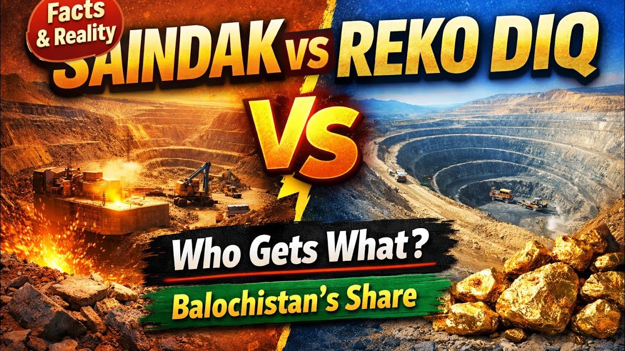Saindak Vs Reqo Diq: A Comparison and Balochistan's Share