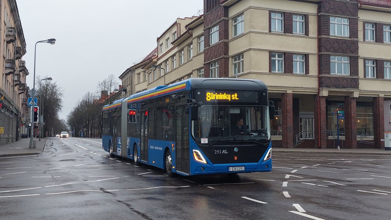 Buses in Klaipėda (February 2024) 🇱🇹