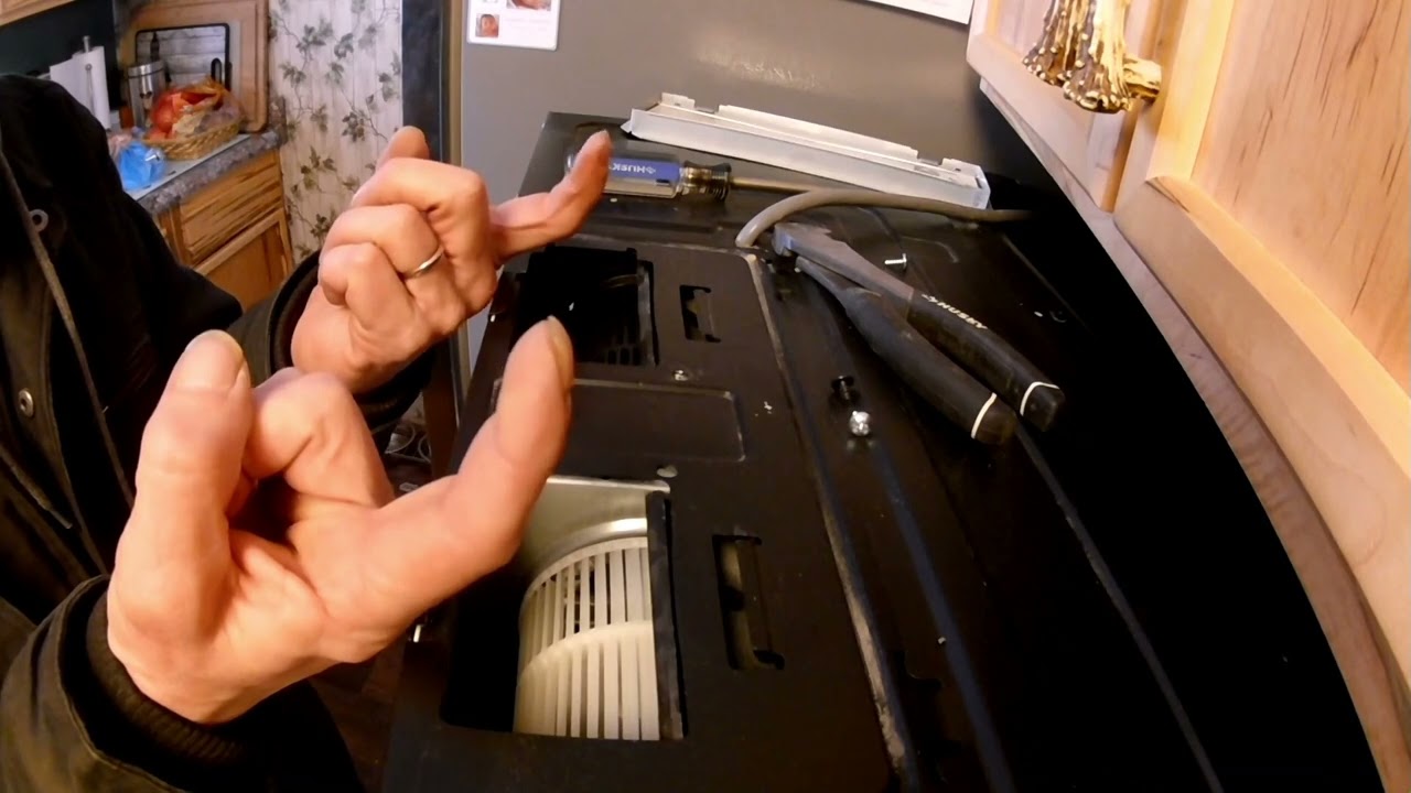 How to change vent direction on a Samsung microwave oven