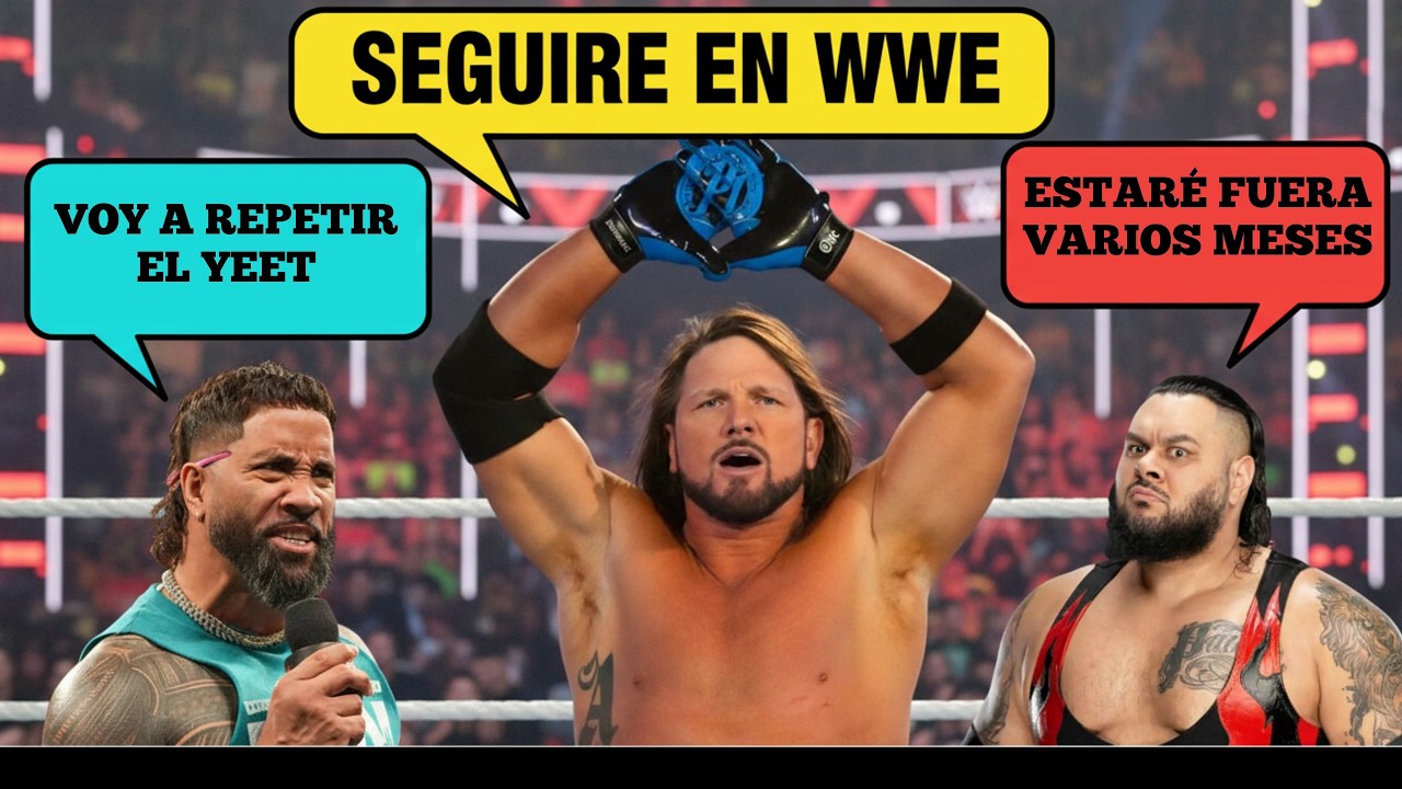 AJ STYLES LLEGARA A AEW? Y JEY USO TERMINA DE CONDENAR ELIMINATION CHAMBER