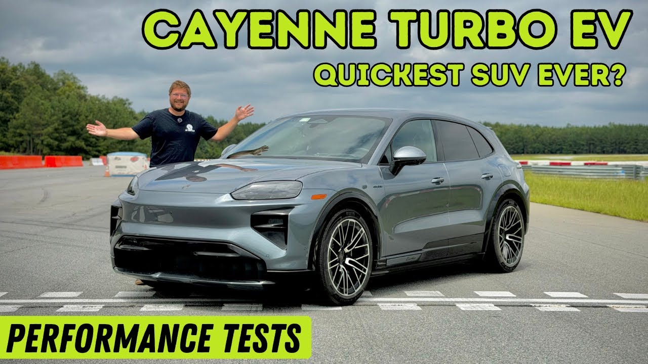 Это не может быть правдой! Porsche Cayenne Turbo Electric: тест производительности &mdash; разгон 0-60,...