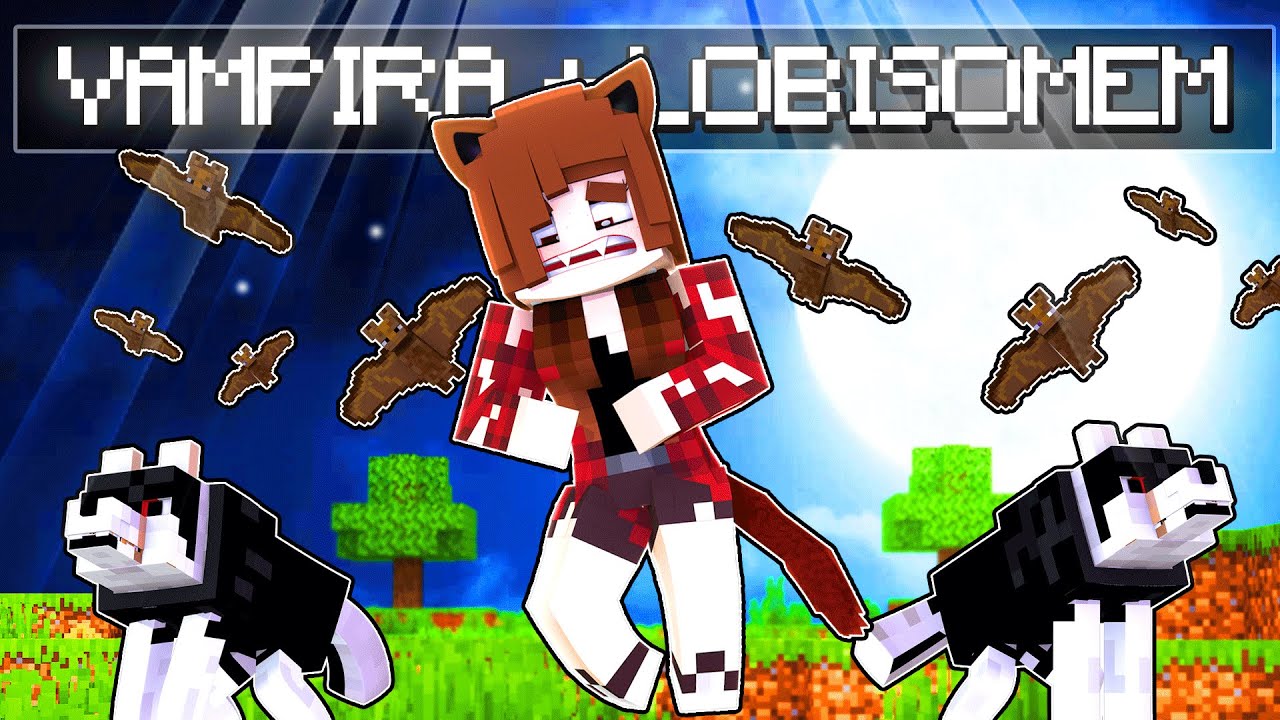 MIIKA VIROU UMA VAMPIRA LOBISOMEM ( HÍBRIDO ) no Minecraft ◂Miika▸