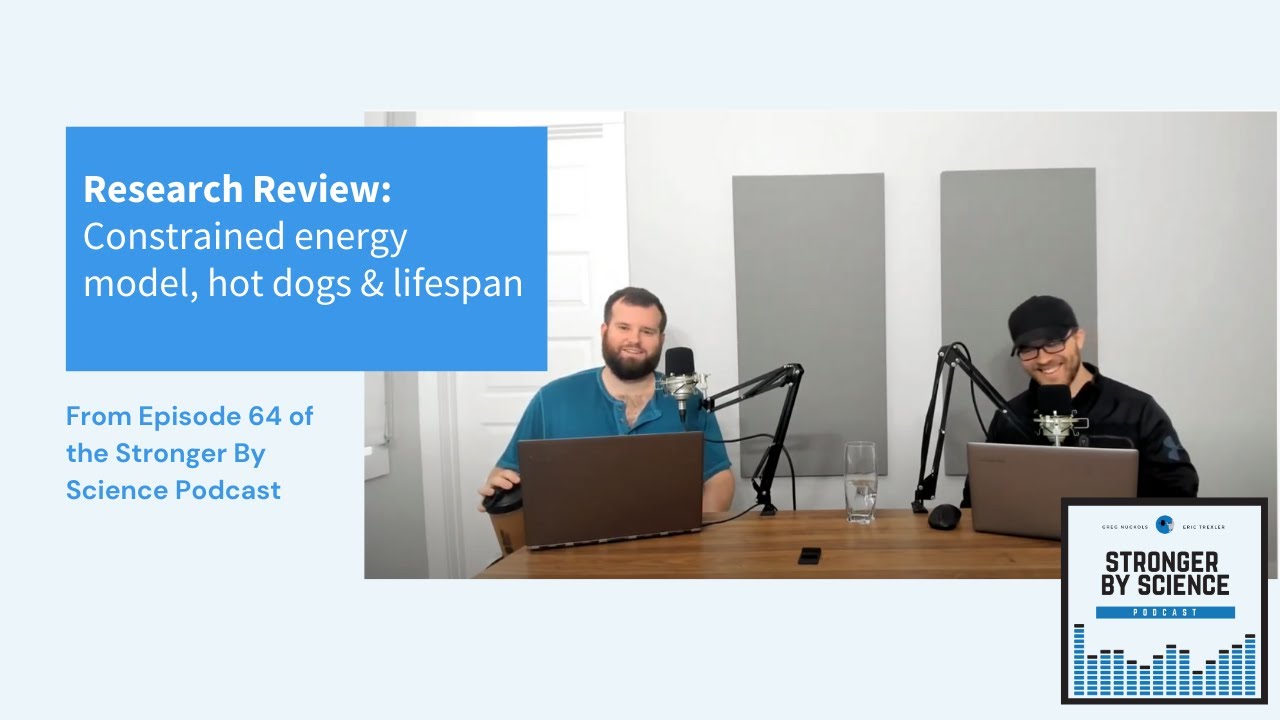 Research Review: Constrained energy model, hot dogs & lifespan