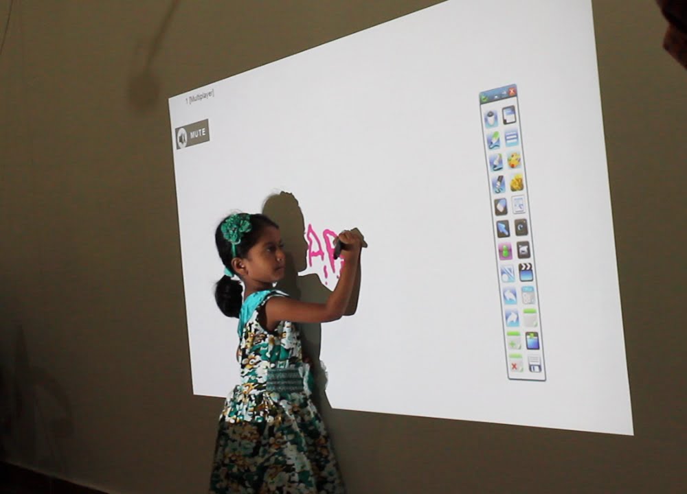 Portable Frameless Interactive White Board Kit