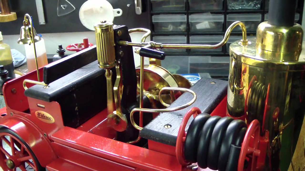 Wilesco D305 Feuerwehr / Dampfspritze