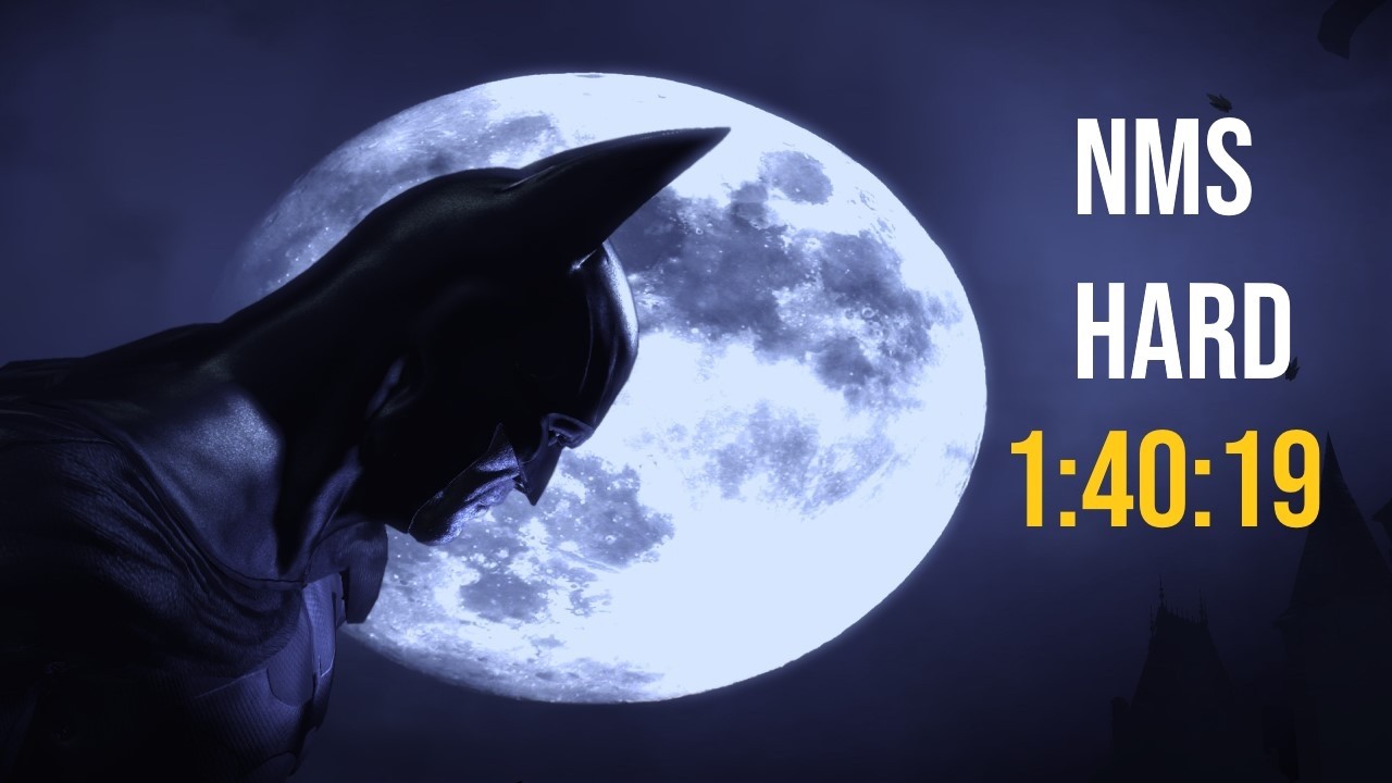 Batman: Arkham Asylum No Major Skips Hard Speedrun 1:40:19 [PB]