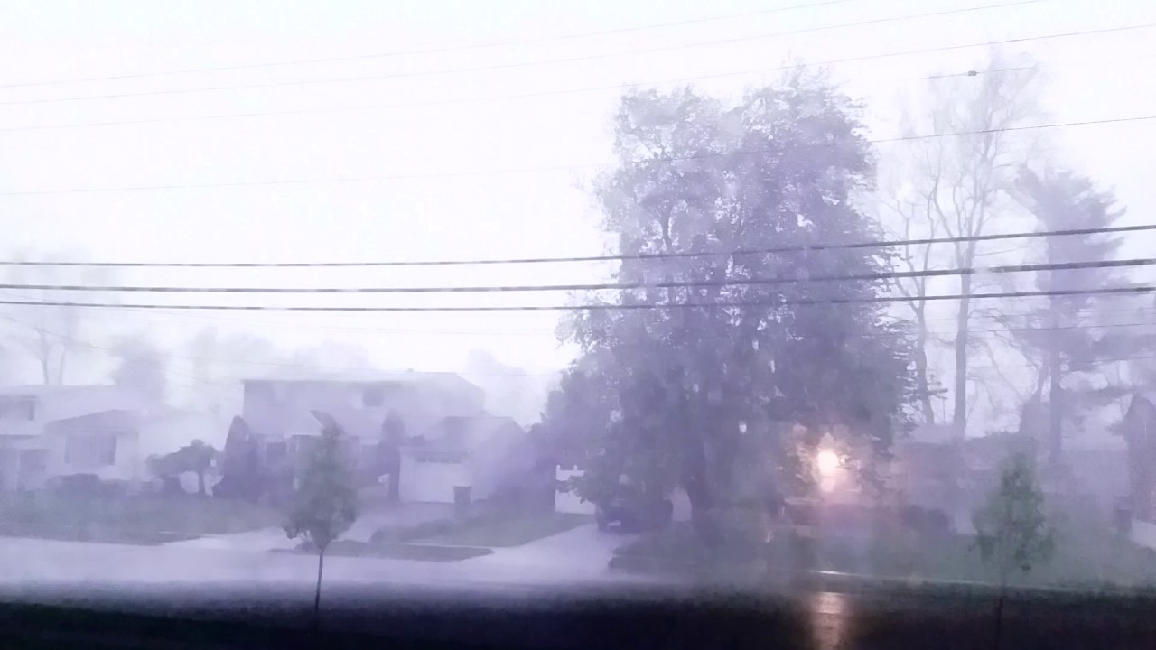 Thunderstorm around 5am on April 29,  2017 in Old Bridge New Jersey