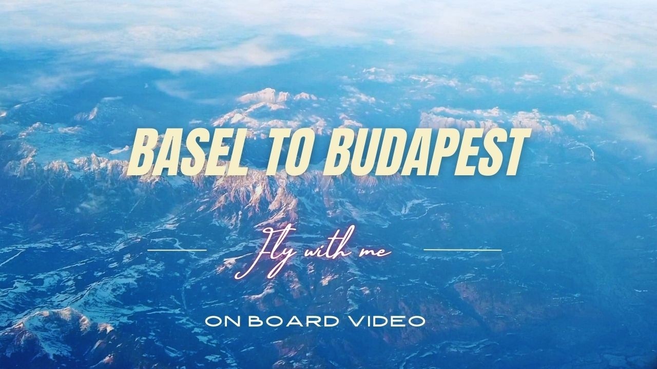 From Basel to Budapest | A Scenic Flight Over the Alps | Airbus A321 NEO ✈️