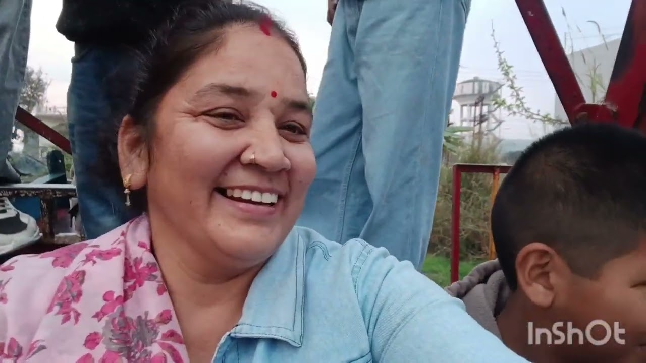 ड्रैगन झूले में बैठकर आया चक्कर😇🙄🙄