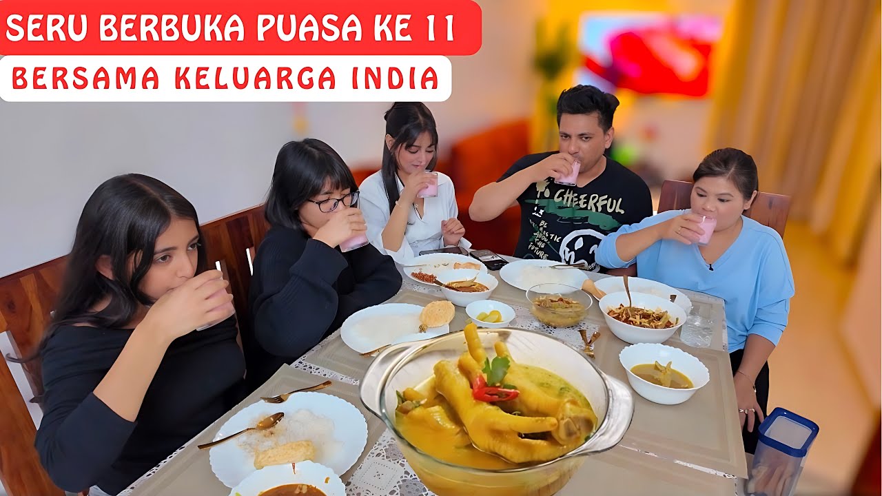 Seru Berbuka Puasa Bersama Keluarga India‼️Makan Soto Ceker‼️