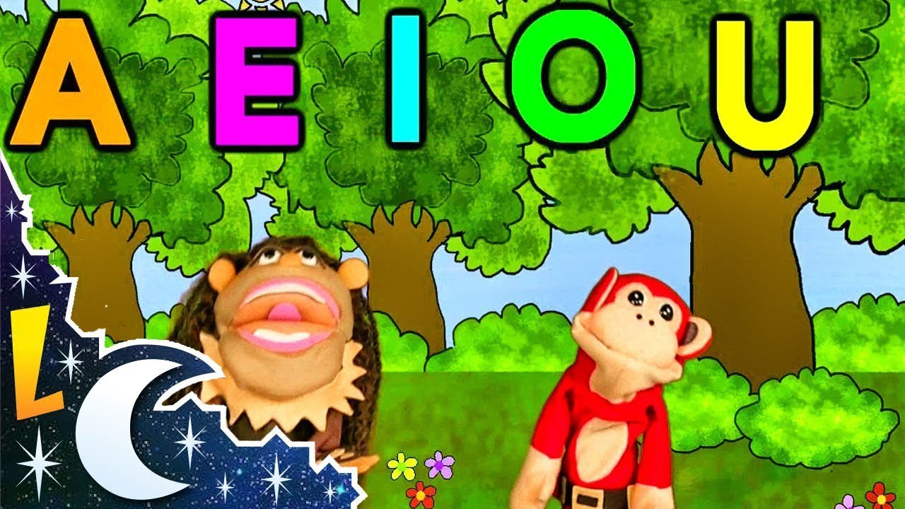La Canción de las Vocales | A E I O U | El Mono Sílabo | Educación Infantil | Lunacreciente