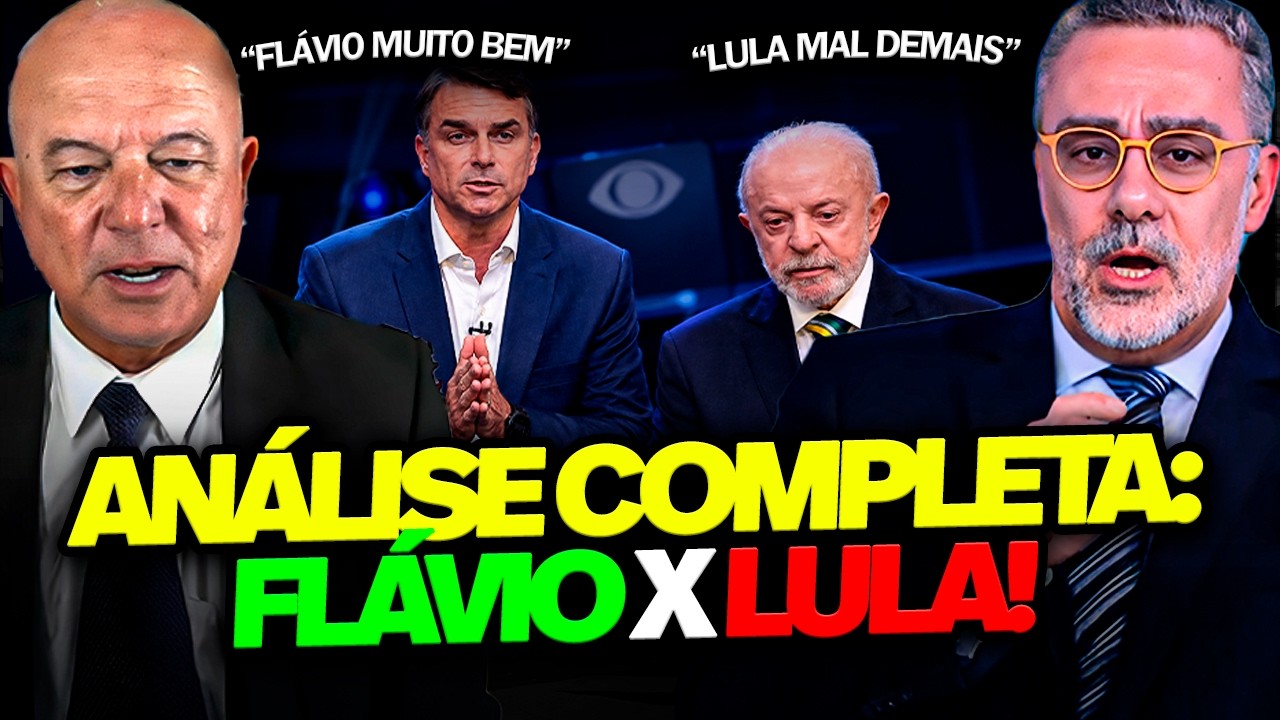 1 HORA COM A MELHOR AN&Aacute;LISE SOBRE O DEBATE ENTRE FL&Aacute;VIO BOLSONARO E LULA NO DEBATE DA BAND