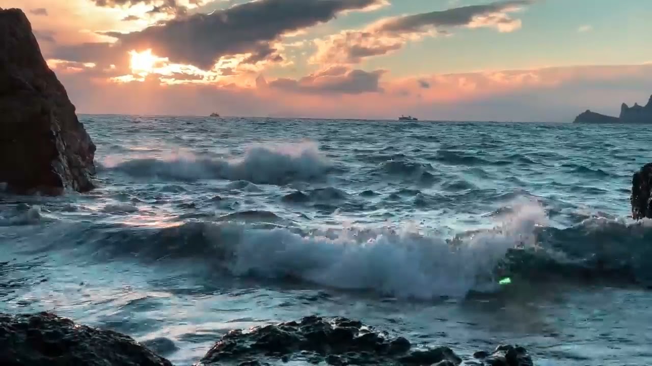 Видеофон Крым Чёрное Море зимой